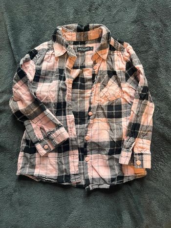 Chemise a carreaux fille 3 ans
