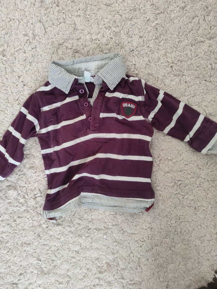 T shirt manches longues garçon 12 mois