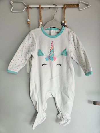 Pyjama velour 9 mois