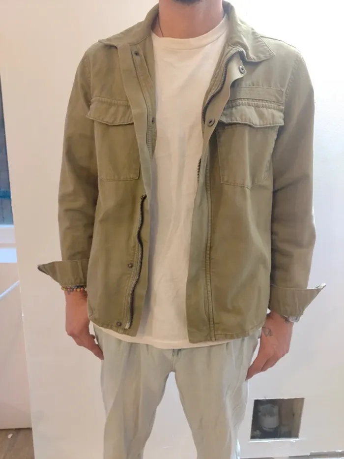 Veste militaire zara - photo numéro 2