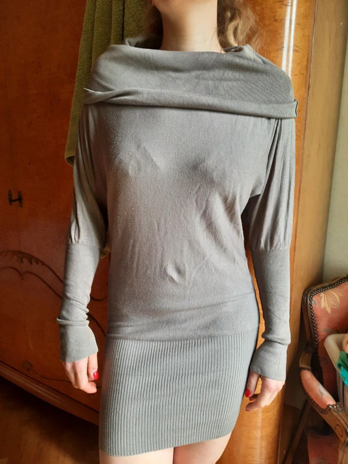 Robe hiver S marron glacé