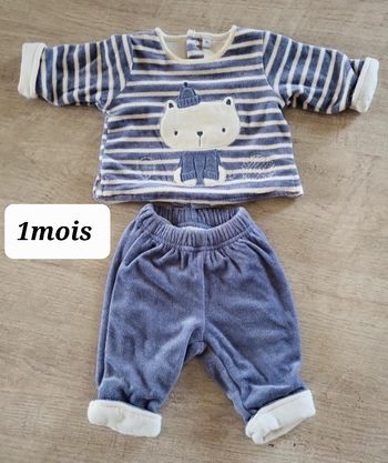 Pyjama 2 pièces 1mois