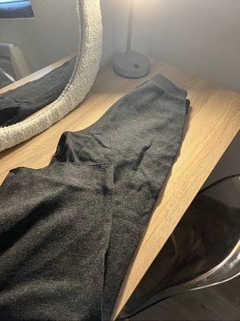 pantalon large gris