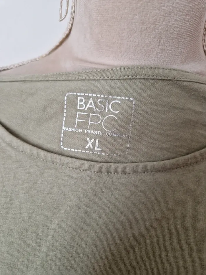 Tee shirt manche 3/4 kaki taille xl - photo numéro 4