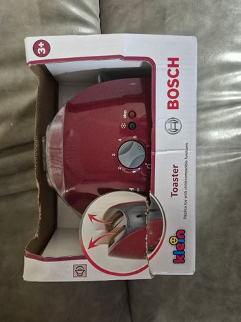 Jouet grillé pain toaster bosch klein neuf 