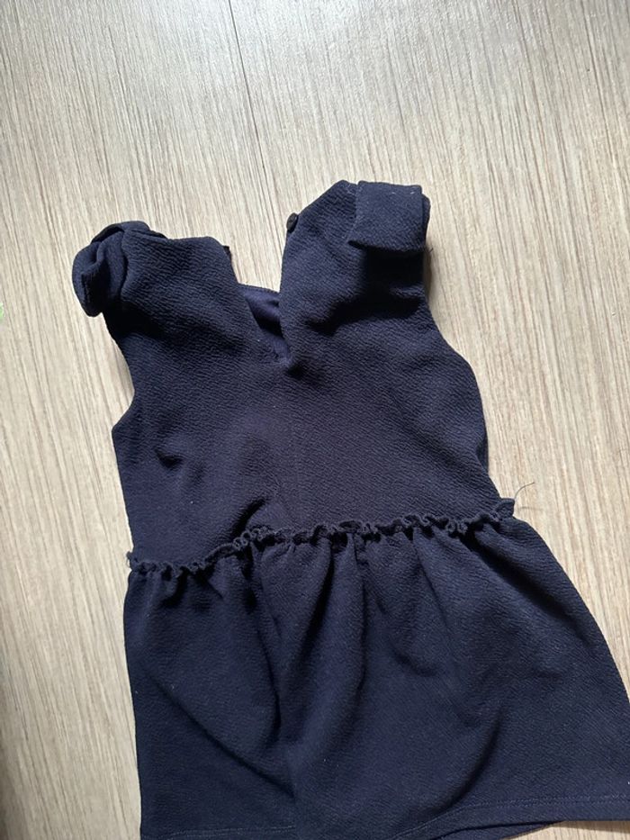 Robe bleu marine. 12 mois très bon état - photo numéro 5