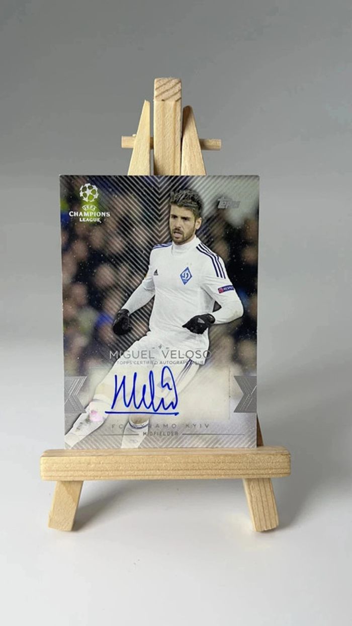 2015-16 Topps UCL Showcase Auto Miguel Veloso #CLA-MV Auto