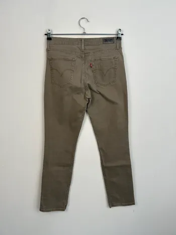 Jean Levi's Femme Kaki W29 L32 | Mid Rise Skinny | Taille 38 | Très Bon État | BP279
