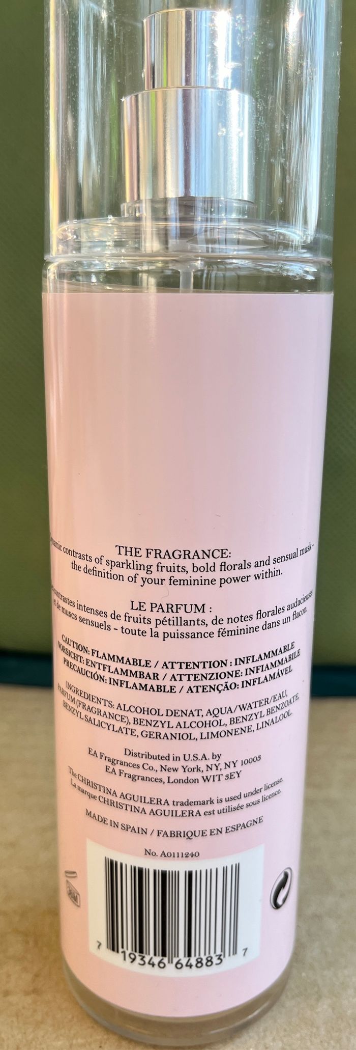 Brume parfumée Christina aguilera - photo numéro 2