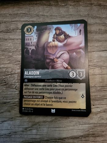 Carte Lorcana Aladdin