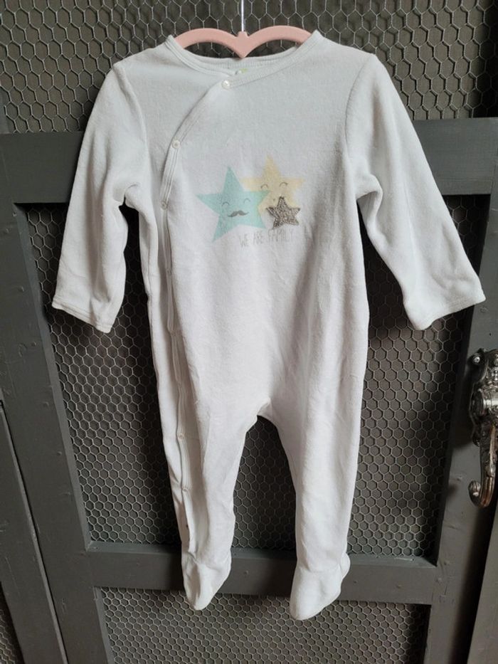 Pyjama velours Mixte Tape à l'œil 23 mois