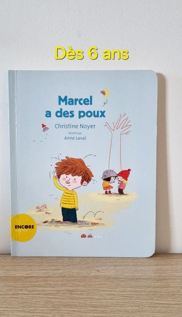 Livre jeunesse " Marcel a des poux "