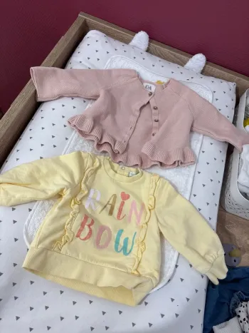 Lot pull et gilet 3 mois