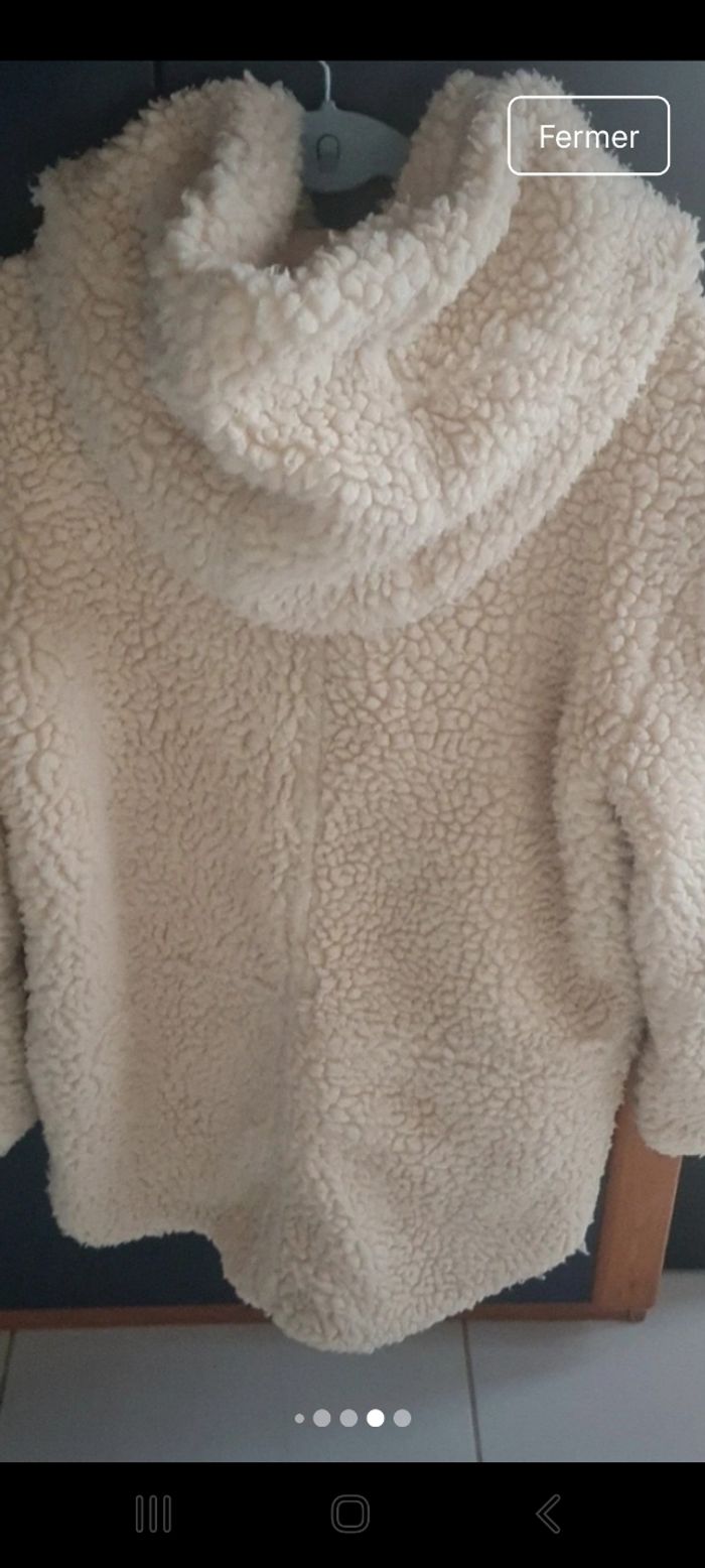 Manteau sherpa maje taille 1 - photo numéro 2