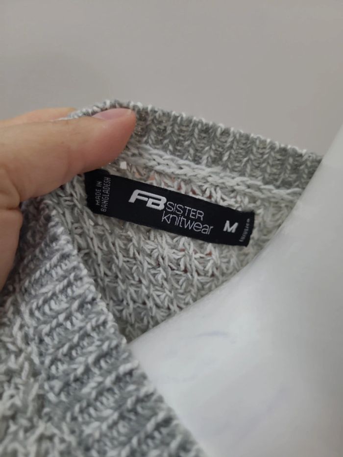 Pull motif bouldogne français taille M - photo numéro 5