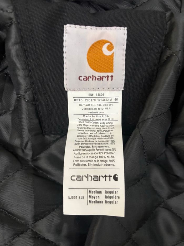 Veste active jacket rework carhattt noir homme taille M je - photo numéro 10