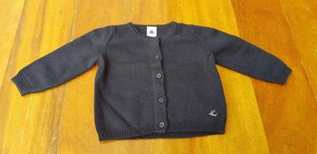 Gilet 12 mois bleu marine