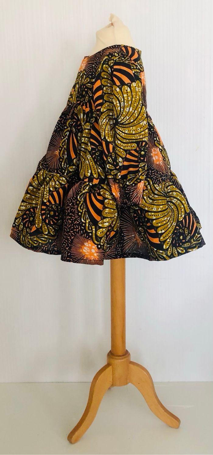 robe en tissu wax - photo numéro 2