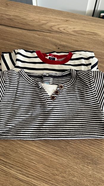 2 t-shirt manches longues