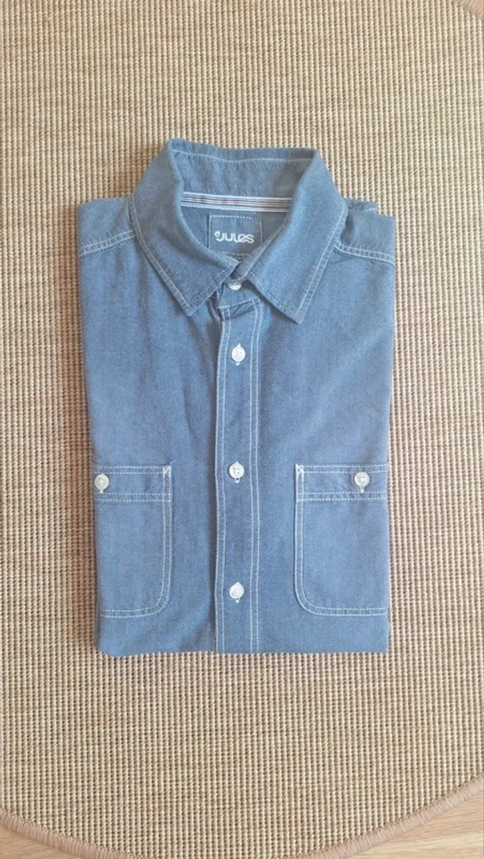 Superbe chemise en jean homme Jules neuve