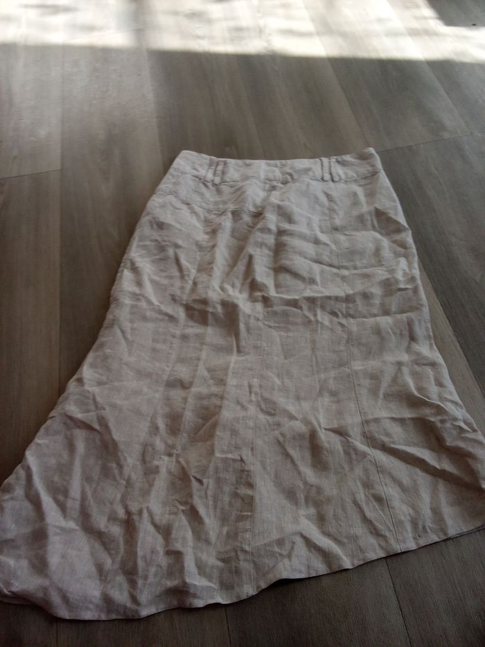 Jupe beige