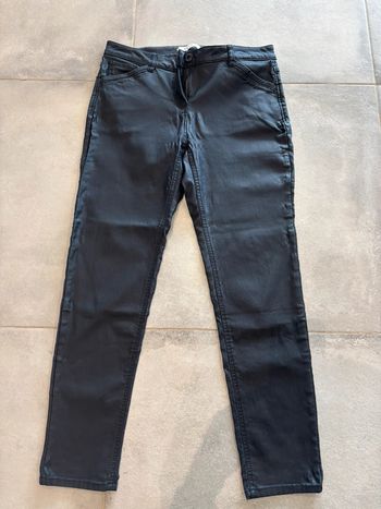 Pantalon simili cuir femme