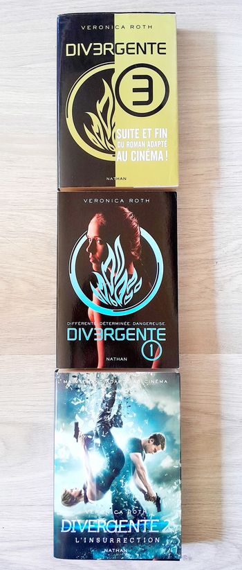 Divergente - veronica roth tome 1,2,3