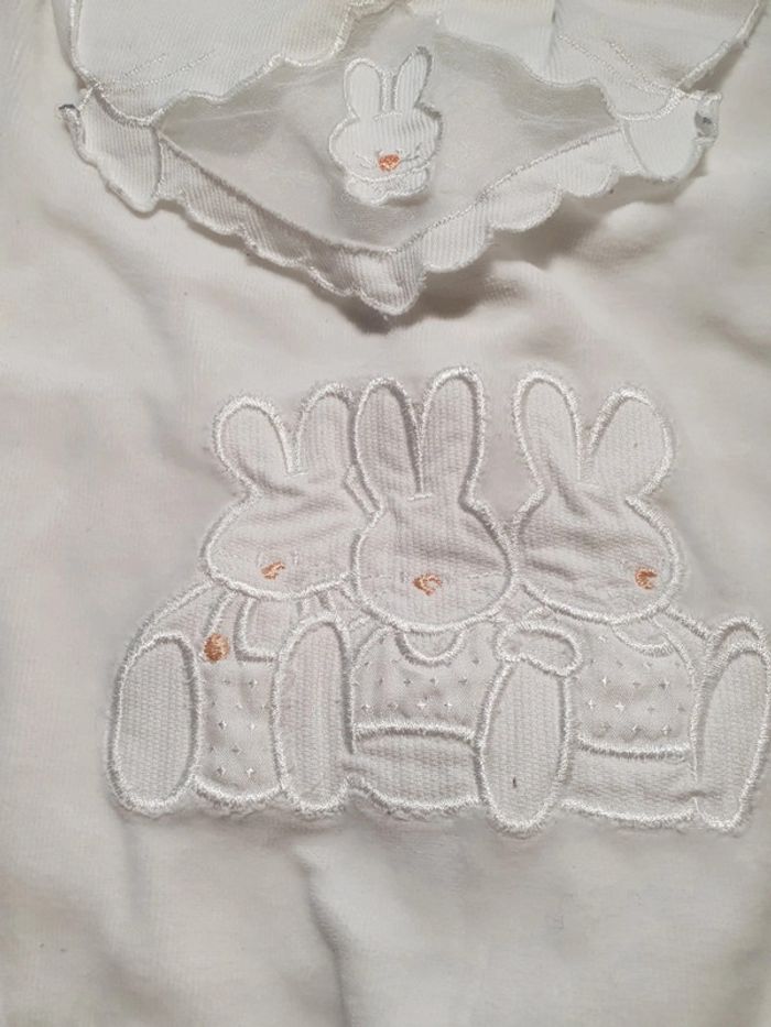 Pyjama velours taille 3 mois Marks and Spencer - photo numéro 2