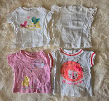 Lot 4 haut bébé fille 3 mois
