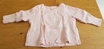 Gilet rose fille