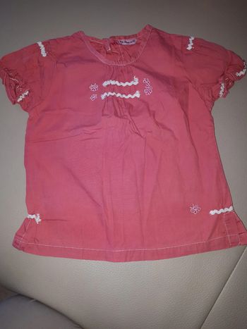 T-shirt manches courtes fille en 3 ans