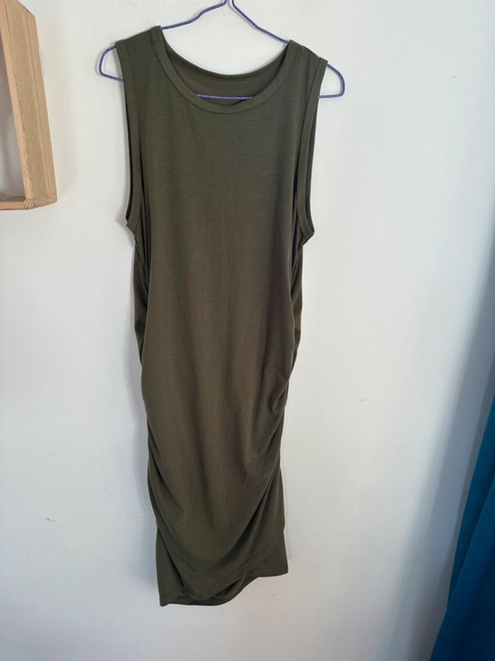 Robe débardeur moulante SHEIN kaki 40
