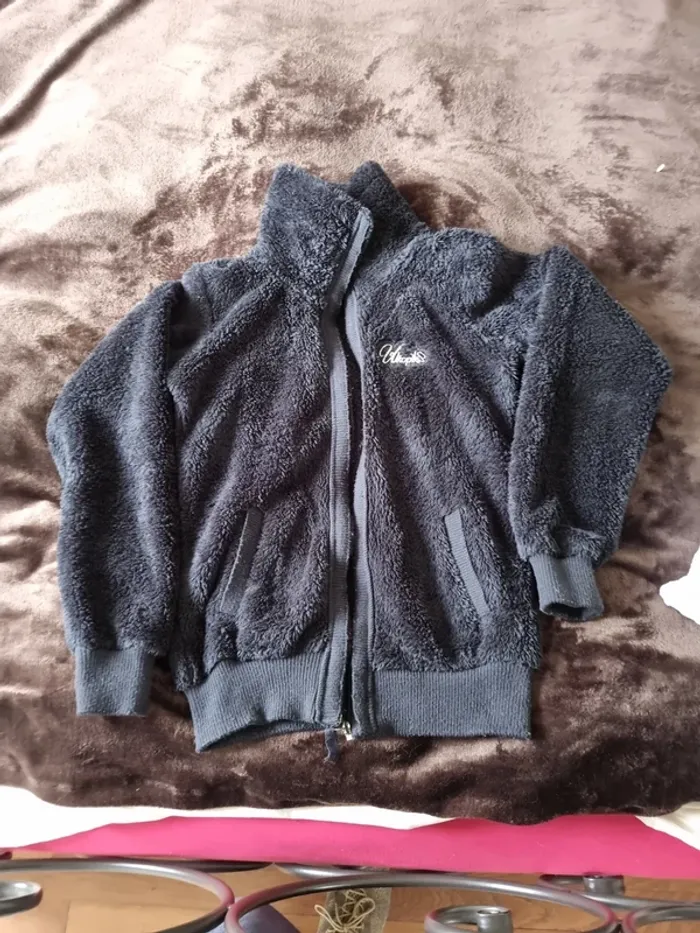 Veste peluche bien chaude