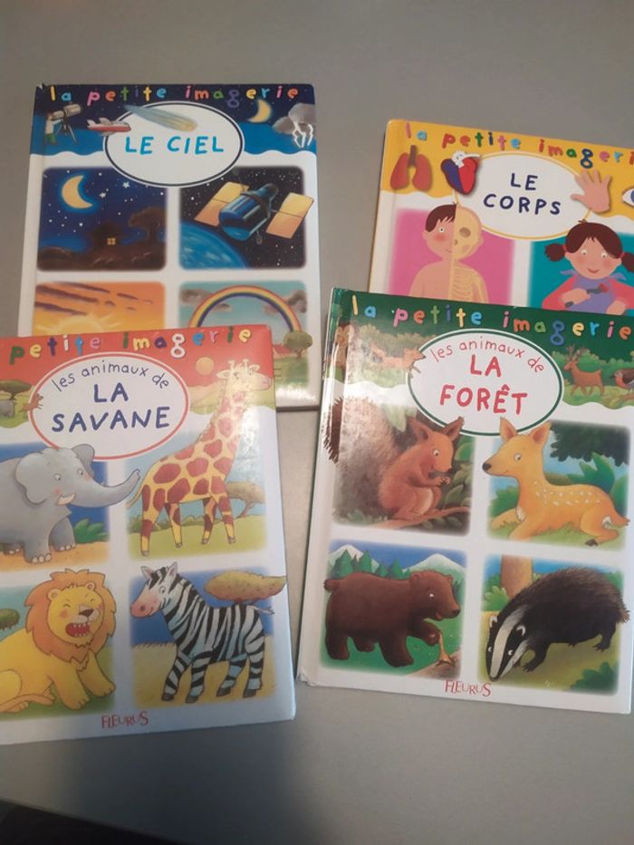 4 livres la petite imagerie Fleurus