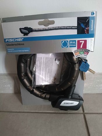 Antivol vélo FISCHER 90 cm – neuf