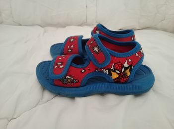 Nu pieds 28  Spiderman bleu