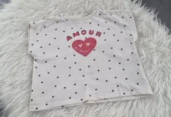 Tee-shirt cœur Vertbaudet
