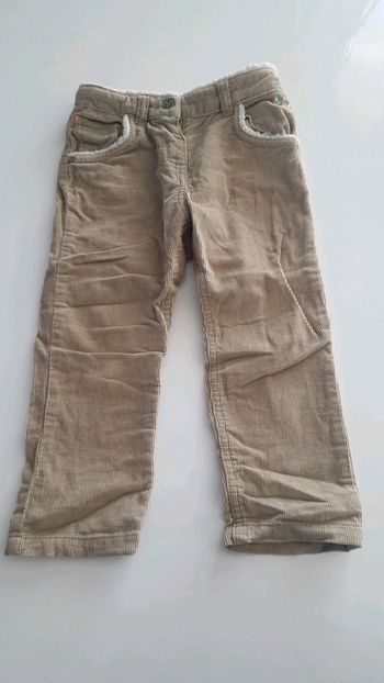 Pantalon velours beige 3 ans / 36 mois