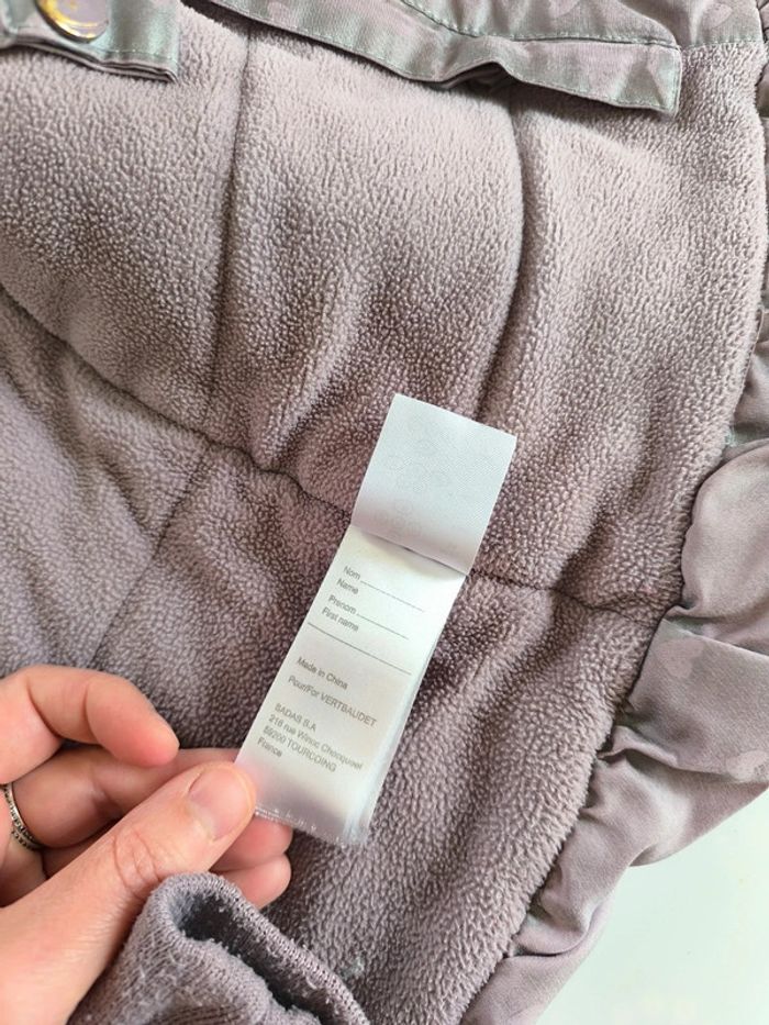 Manteau doublé d'une polaire Verbaudet taille 3 ans en bon état - photo numéro 4