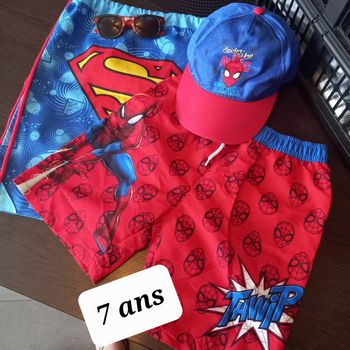 Lot plage, garçon (7 ans) - Spiderman