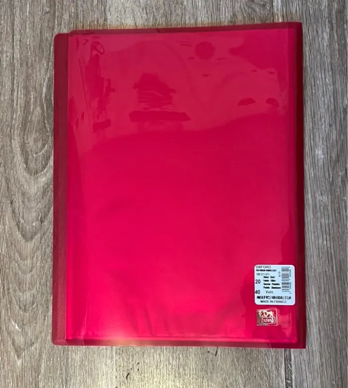 Porte vues personnalisable 40 vues Oxford - photo numéro 2