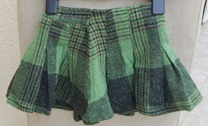 Jupe verte à carreaux IKKS taille 5 ans