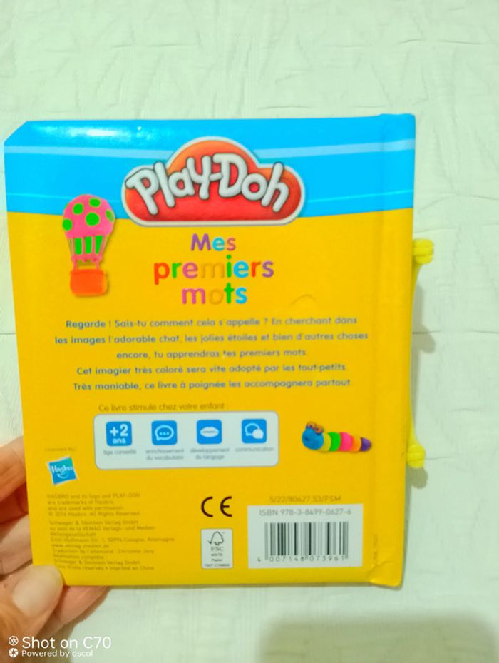 Play Doh Mes premiers mots livre imagier - photo numéro 2