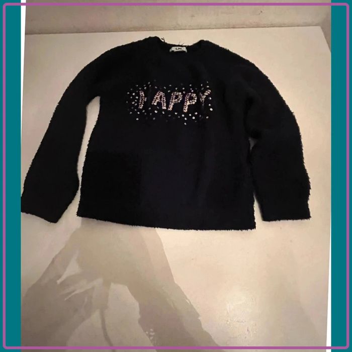 Pull happy marque lh matière douce taille 6 ans