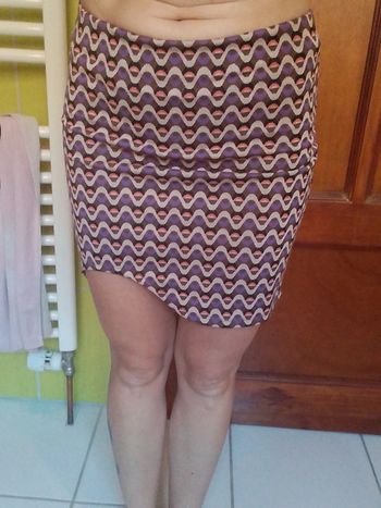 Jupe femme multicolore Psychédélique Pimkie