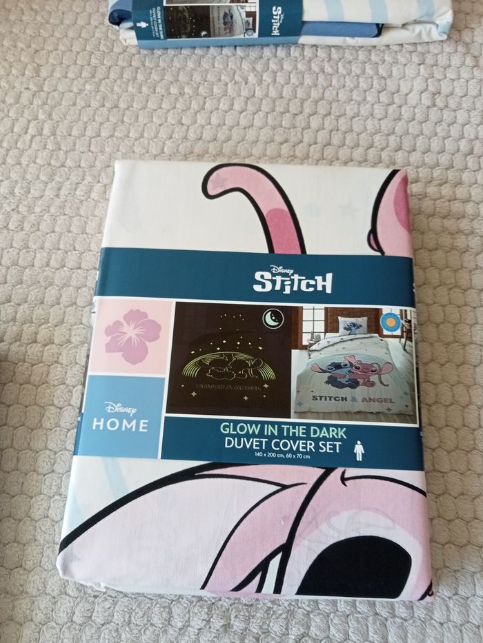 Parure de lit lumineuse Stitch et angél - photo numéro 2