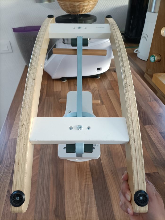 Cheval à bascule Stormy by Vilac blanc et bleu - photo numéro 7