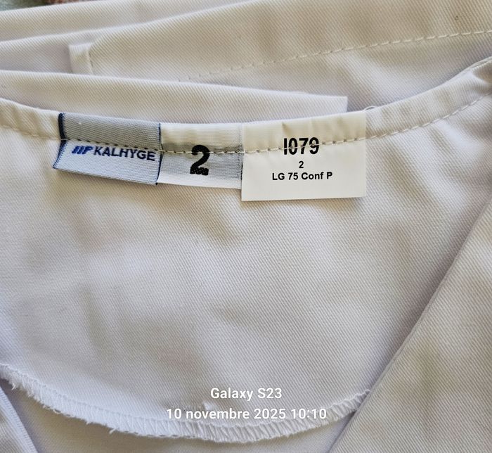 Ensemble aide-soignante (blouse + pantalon) taille 2 – Neuf jamais porté - photo numéro 4