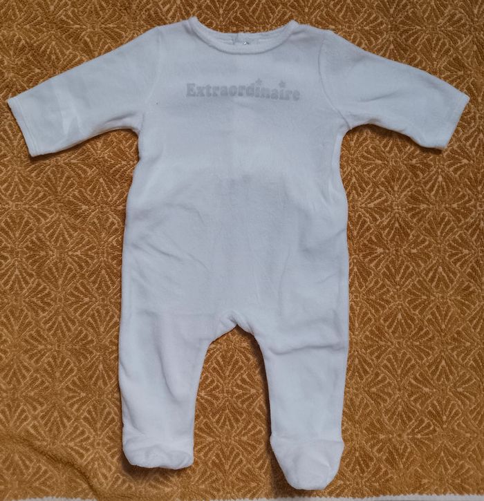 Gemo pyjama velours fin Extraordinaire 3 mois