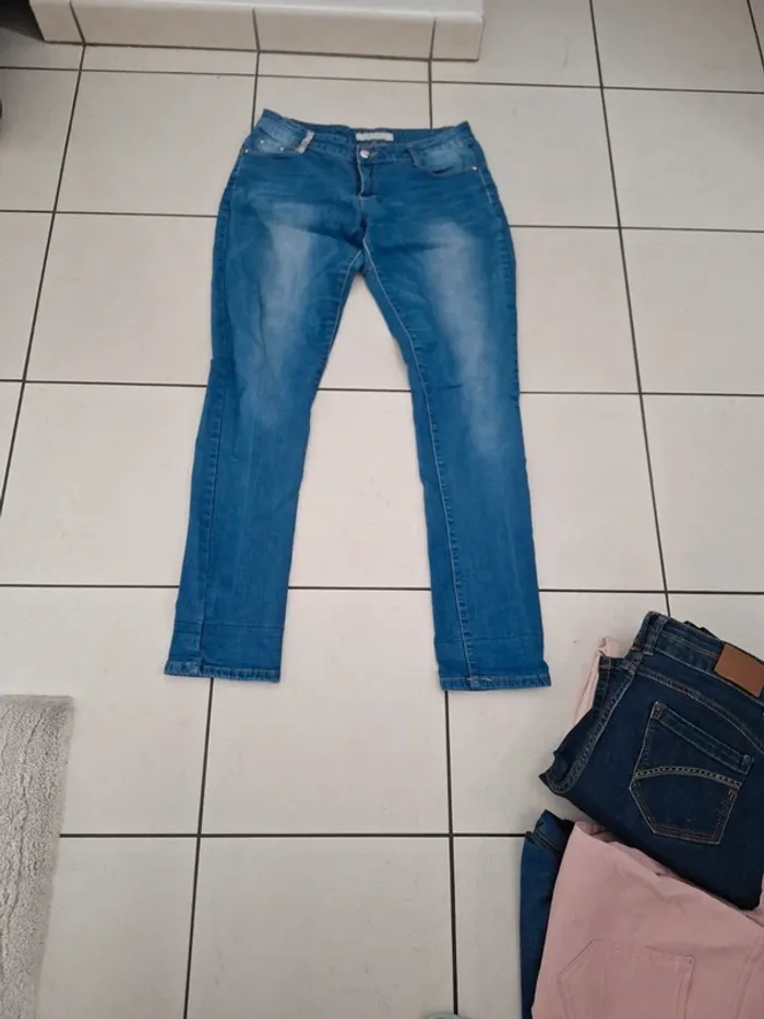 Lot de 6 jeans femme 44 - photo numéro 2